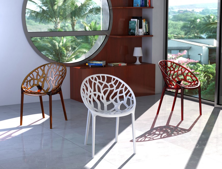 Crystal Polycarbon Bahce Balkon Sandalyesi Gozde Garden